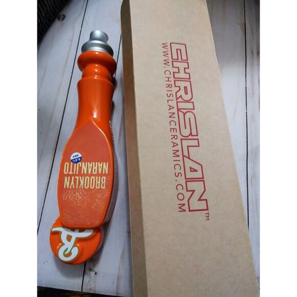 Brooklyn Naranjito Ceramic Orange Beer Tap Handle **Brand New in Box** - Picture 7 of 7